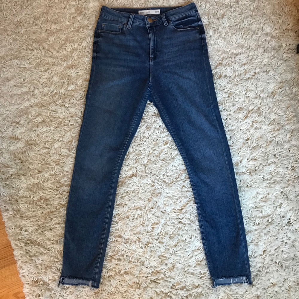 Asos Denim High Waist Cropped Skinny Jean